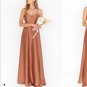 Show Me Your Mumu Faith Maxi dress in copper size M